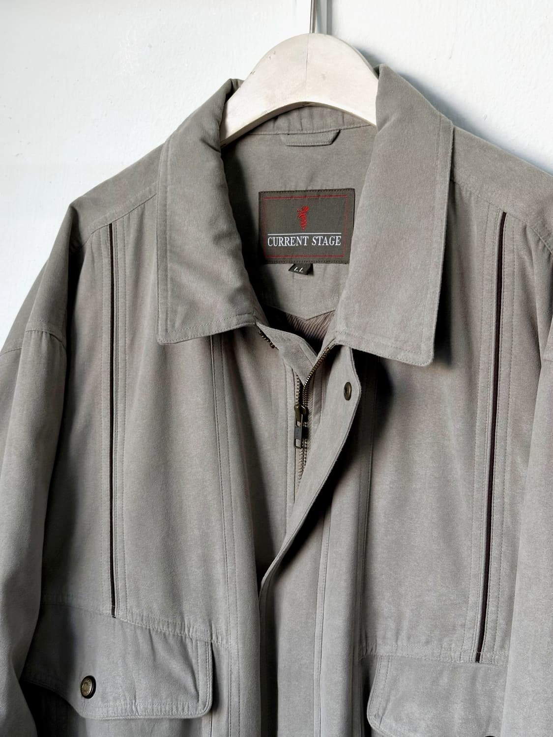 Soft fabric design blouson jacket 상품이미지2