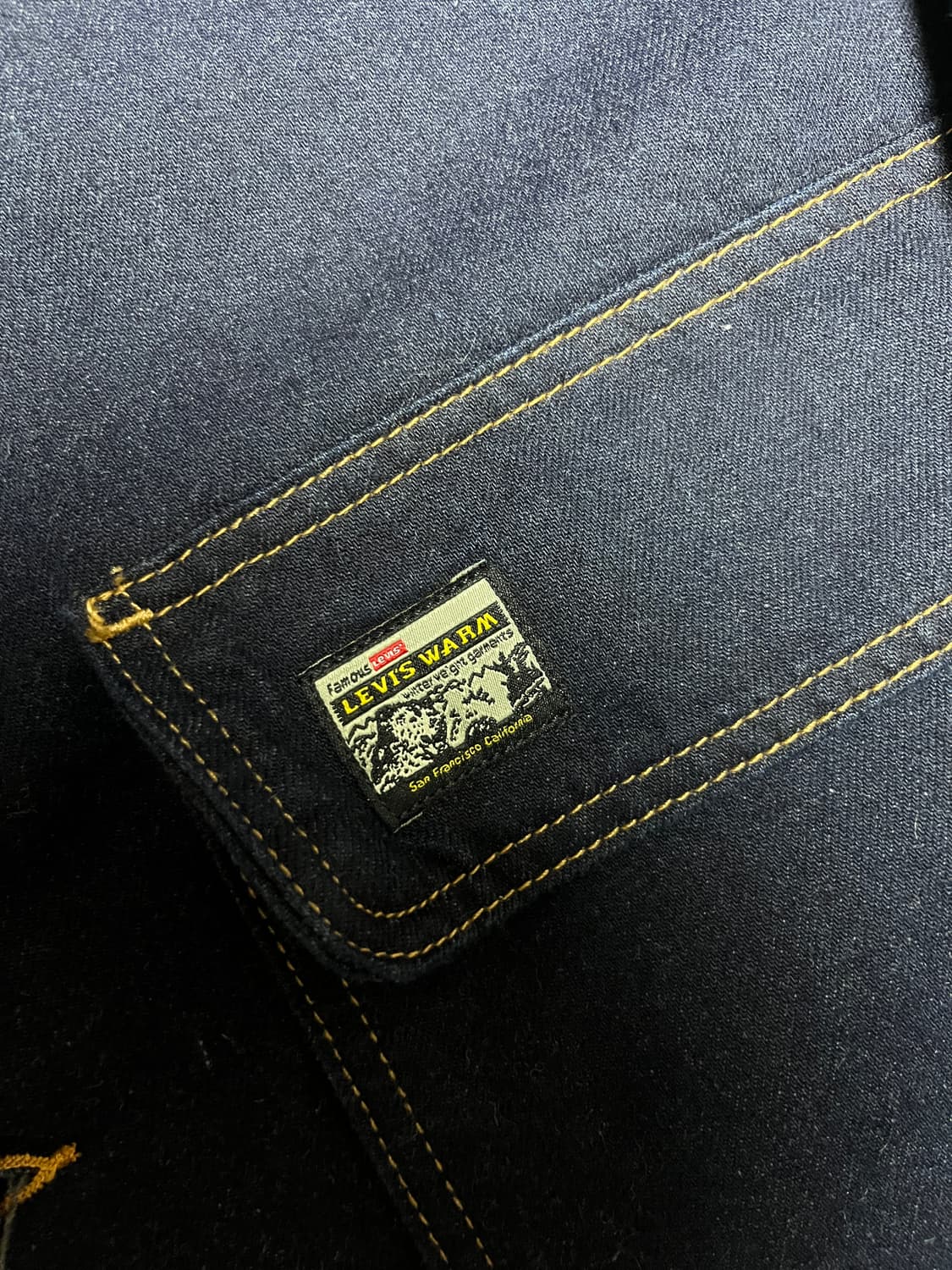 [M] 리바이스 사이프레스 데님 초어 자켓 코트 상품이미지6