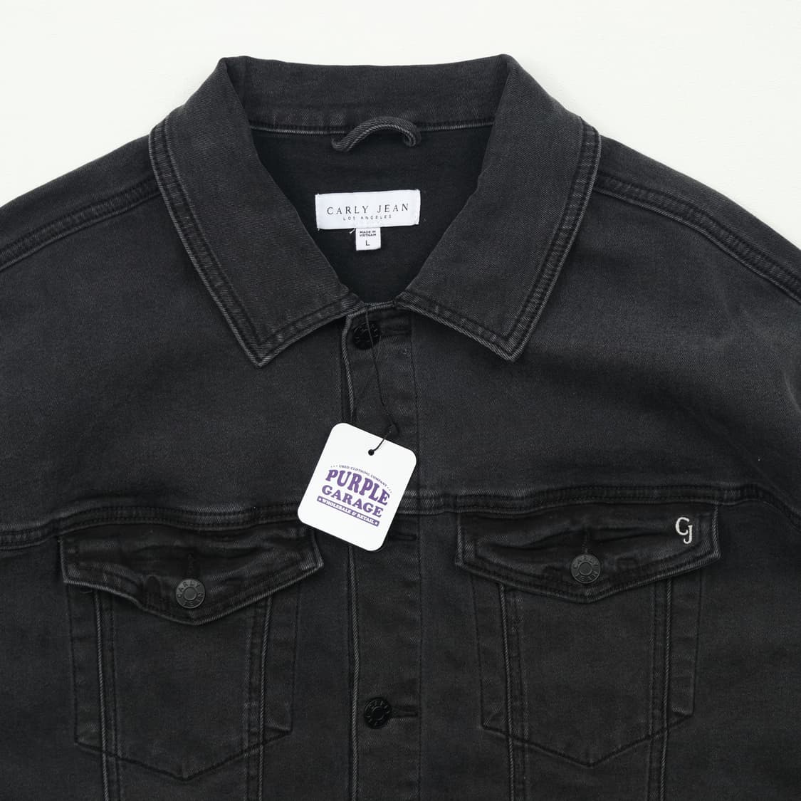 빈티지 청자켓 블랙 XL A1025 상품이미지2