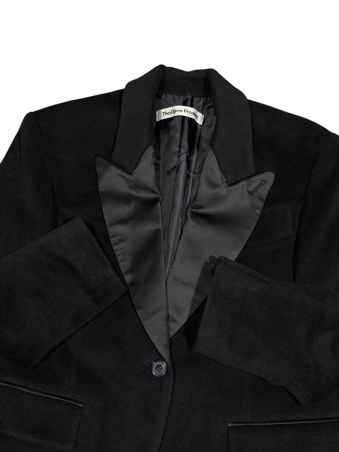 TheOpen Product 더오픈 프로덕트 울 크롭 블레이저 상품이미지2