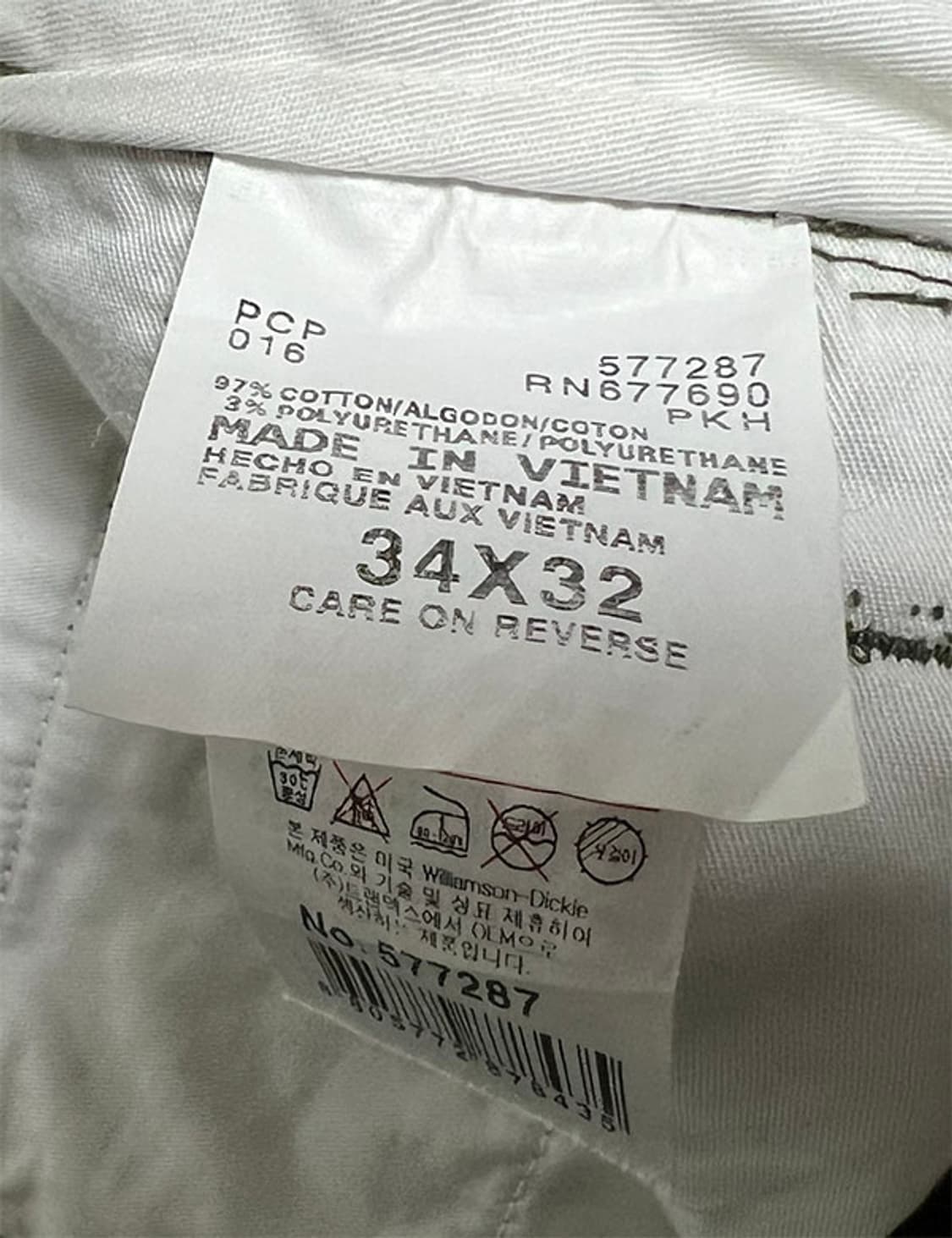 디키즈 남자 면바지 스판 캐주얼 일자핏 춘추 XL 34 상품이미지5