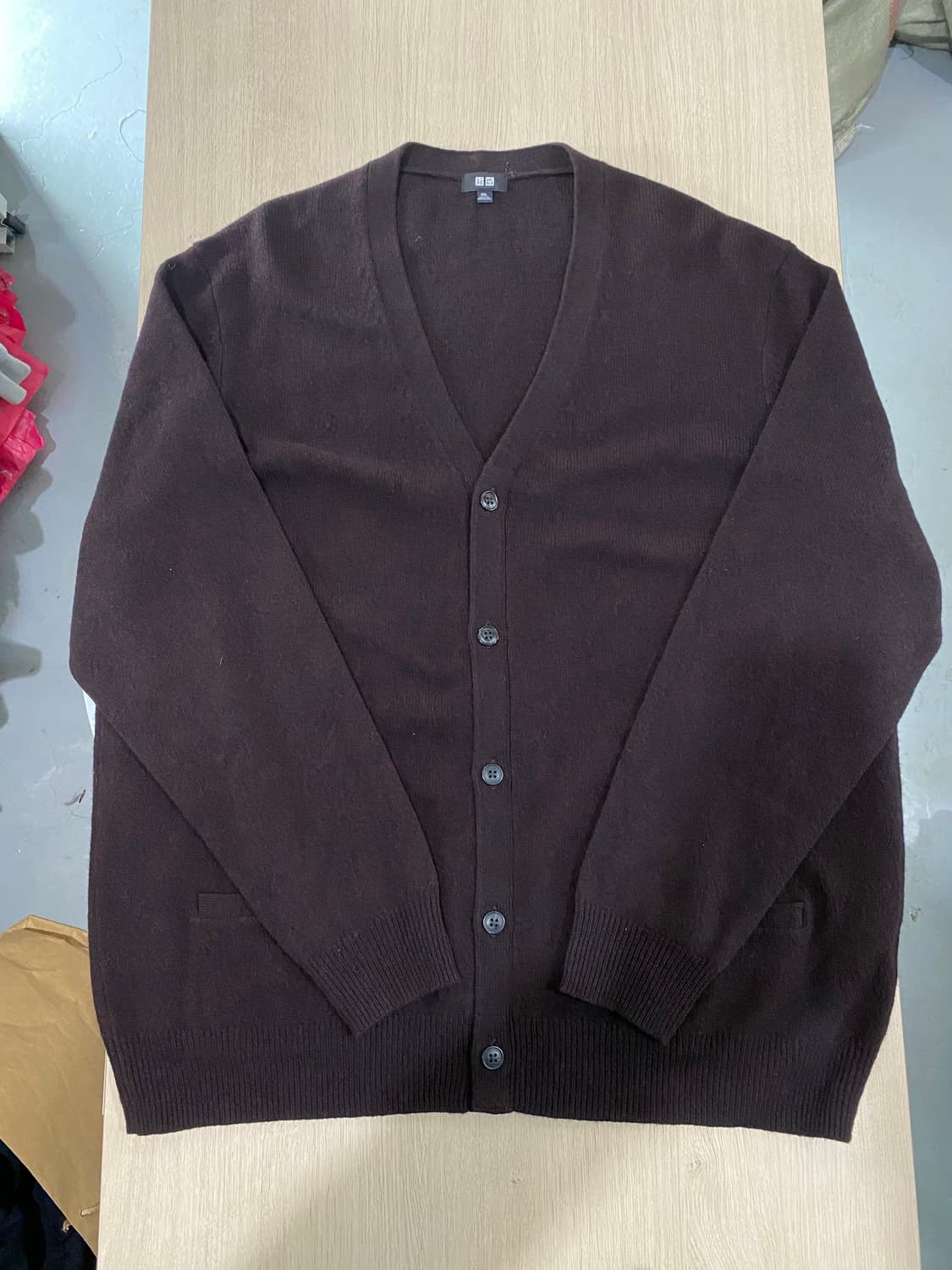 유니클로 브라운 가디건 (3xl) 상품이미지1