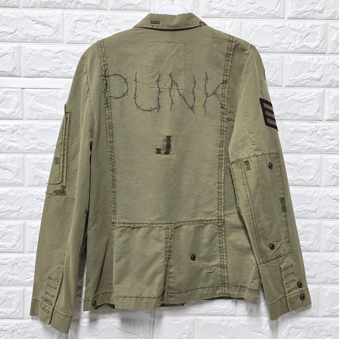 택포//  쟈딕앤볼테르 밀리터리 카고 자켓 S 상품이미지4