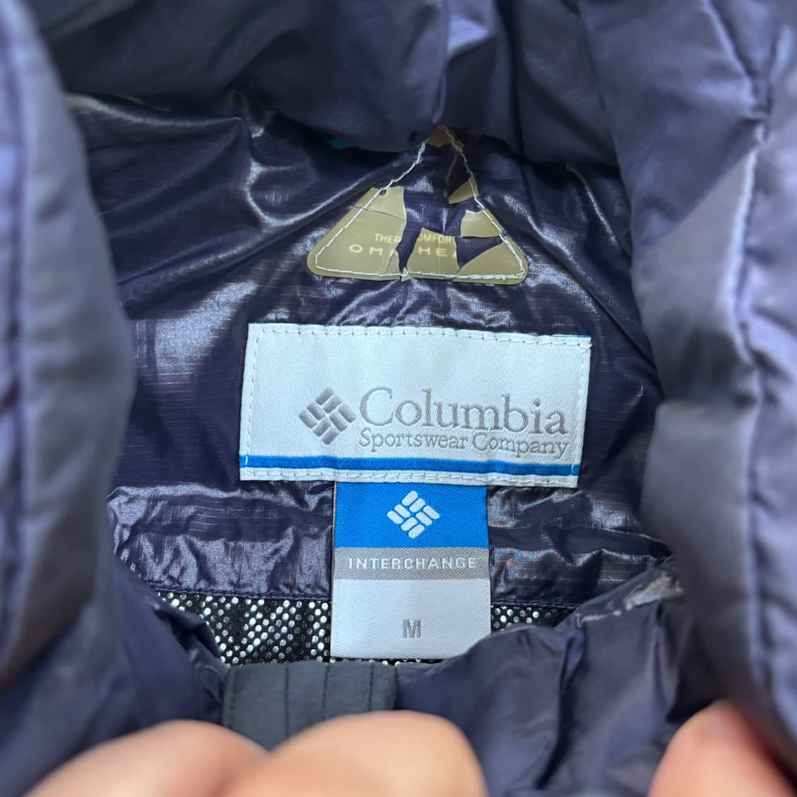 M 컬럼비아 구스다운 경량 패딩 자켓 0324E 상품이미지3