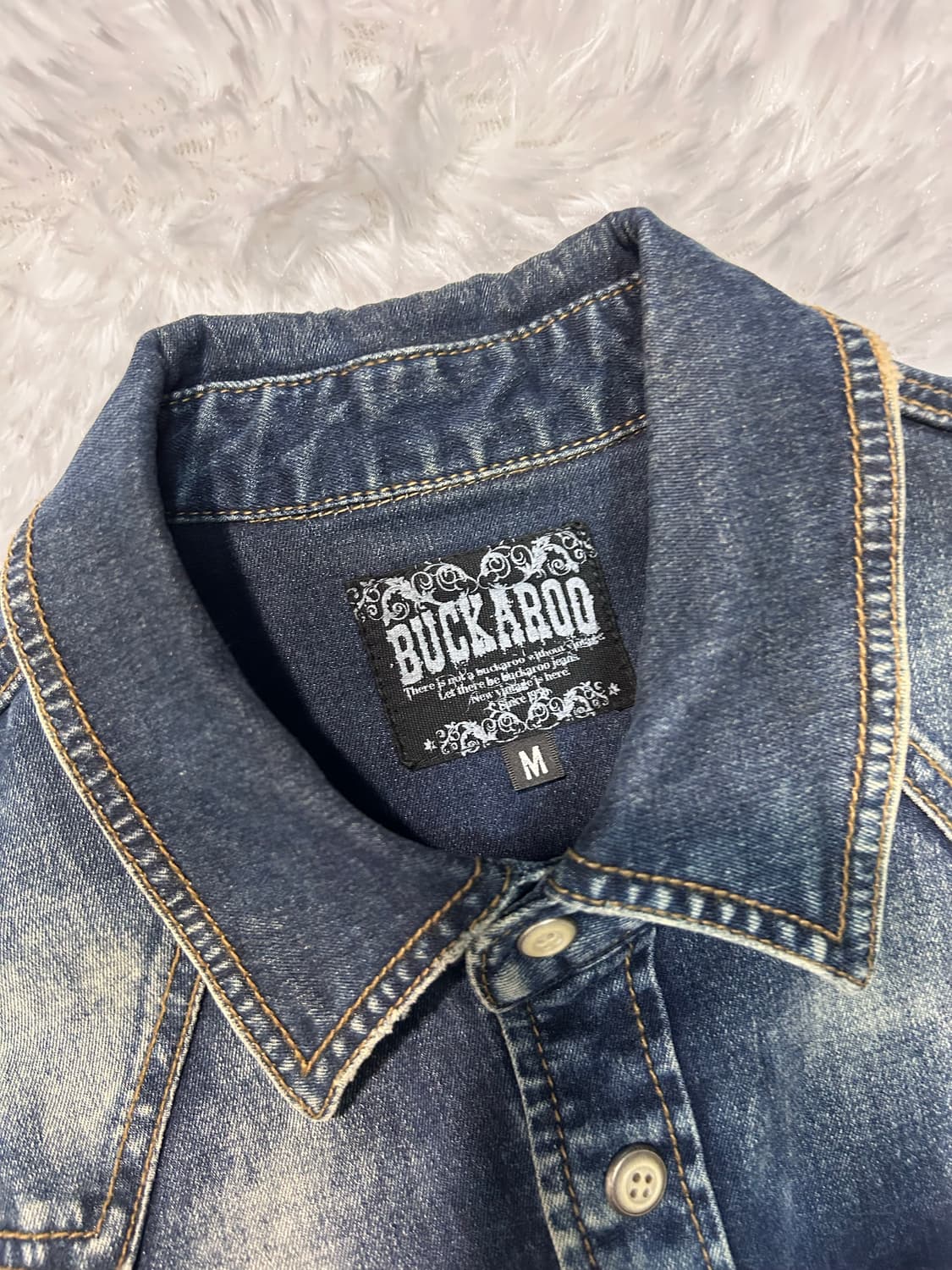 Buckaroo y2k western denim shirts 상품이미지4
