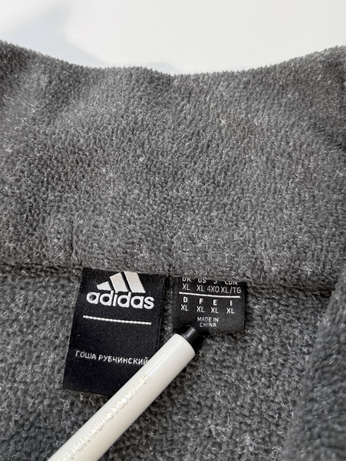 아디다스 x 고샤루브친스키 18fw 오버사이즈 하프집 플리스 자켓 상품이미지7