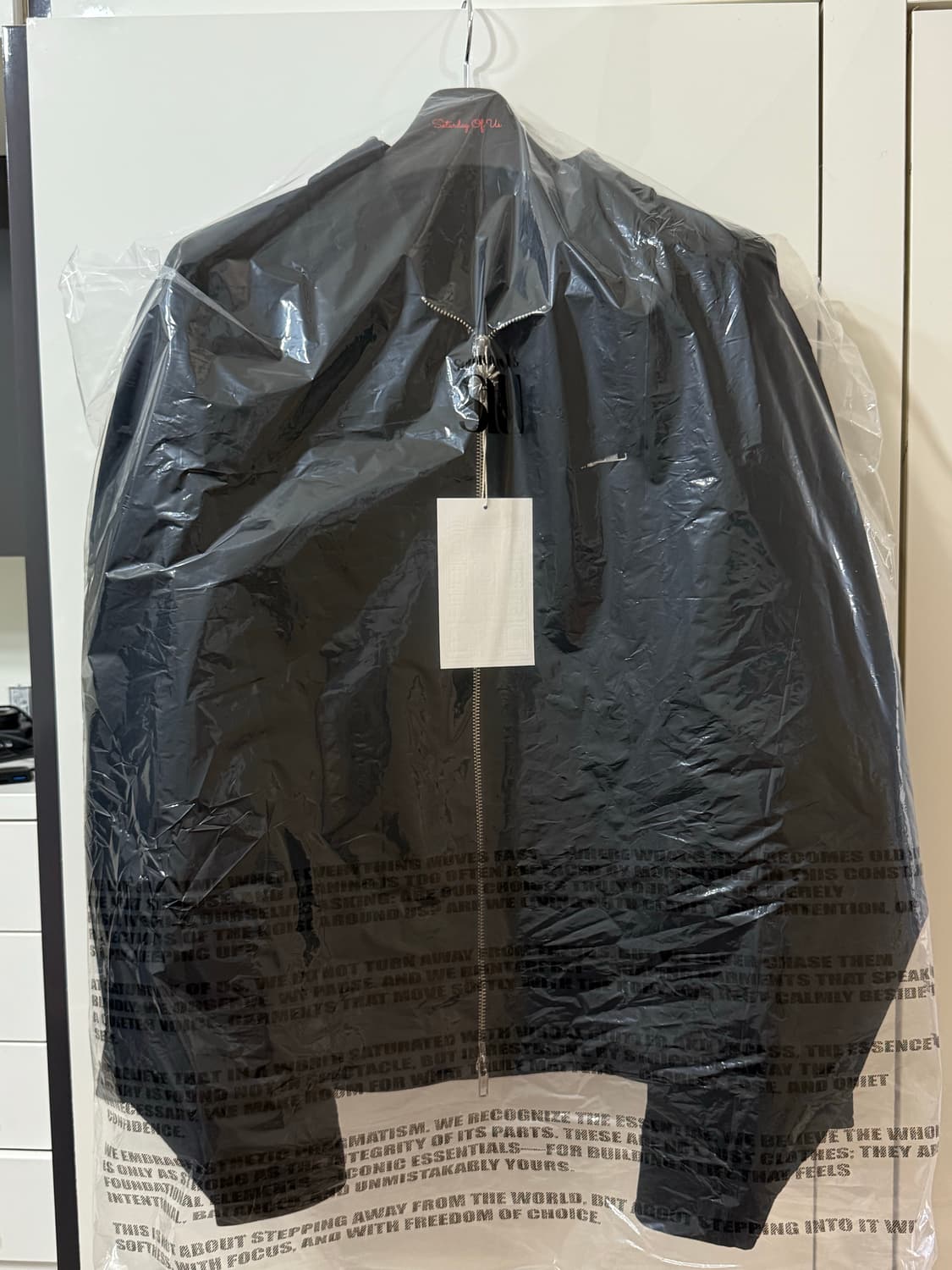 미개봉새상품 에스티유 STU 벨벳 집업 자켓 블랙 L사이즈 상품이미지4