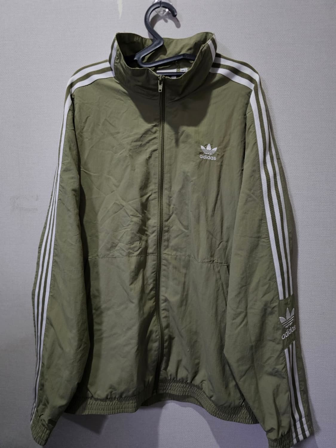 아디다스 올리브 카키 트랙탑 락업탑 115 / 3XL 상품이미지1