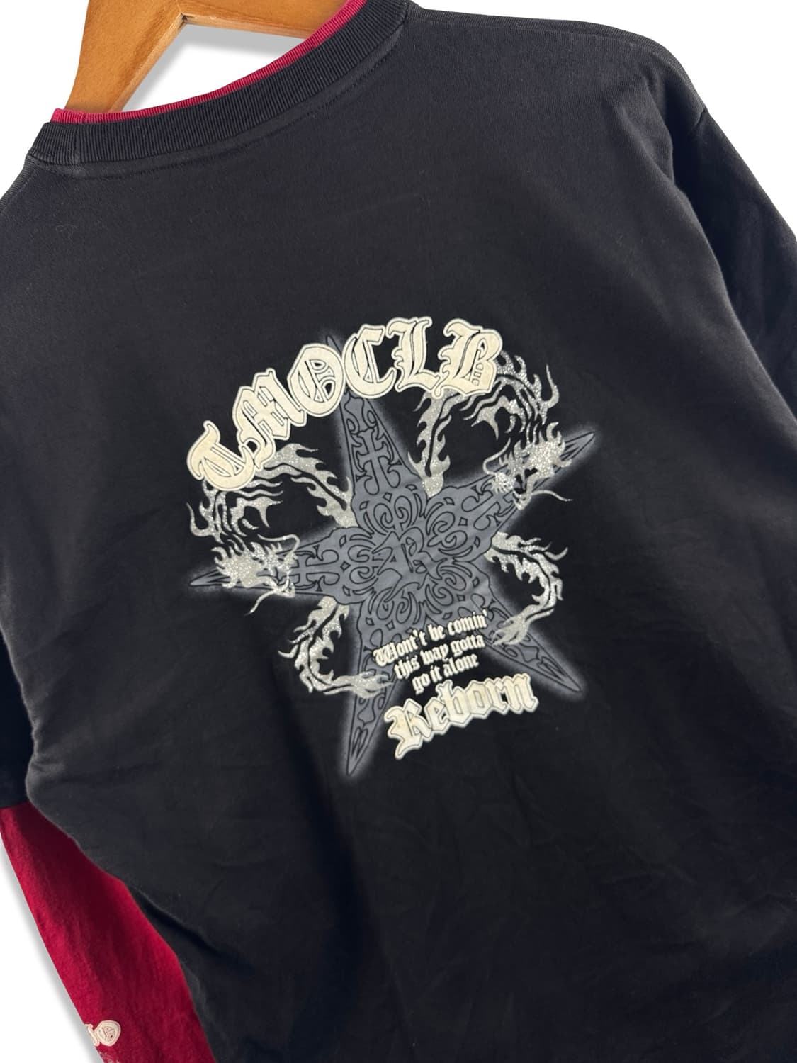 JPN Y2K 레터링 긴팔 레이어드 롱슬리브3046 상품이미지5