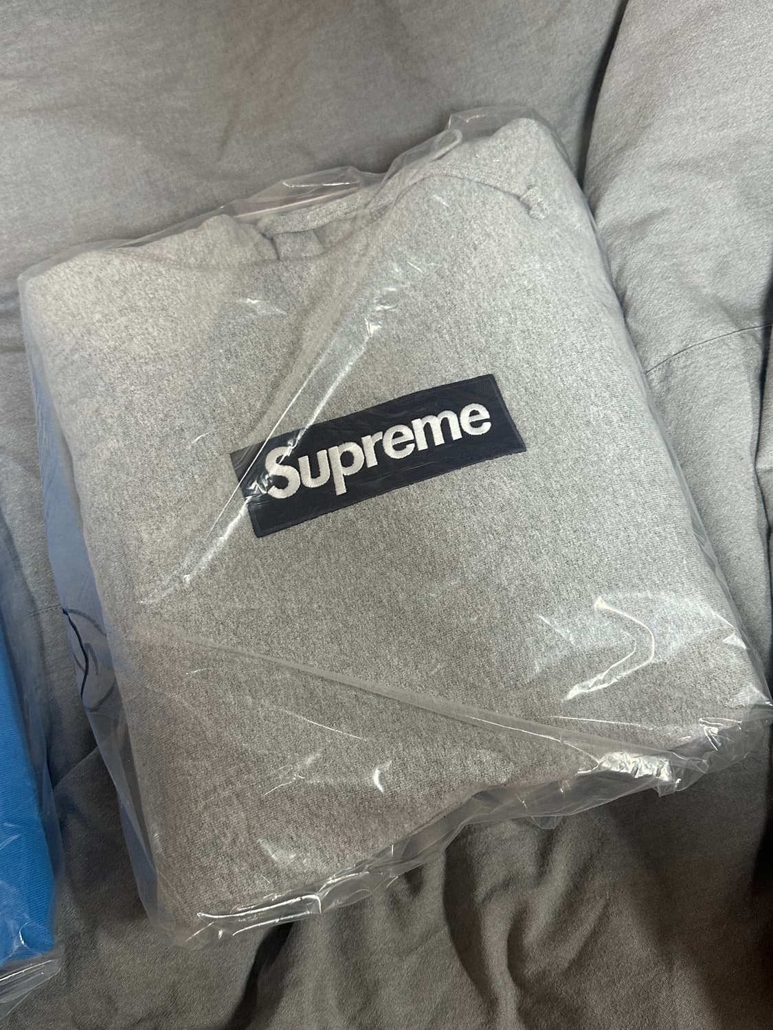 25FW 슈프림 박스로고 후드티 그레이 상품이미지1
