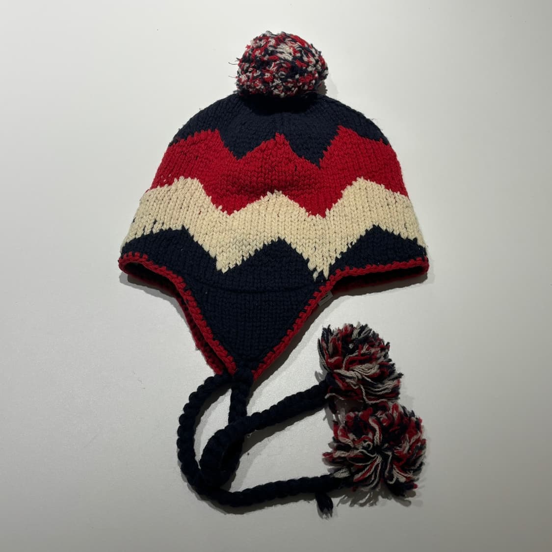 비즈빔 visvim 이어플랩 폼폼 니트 햇 상품이미지3