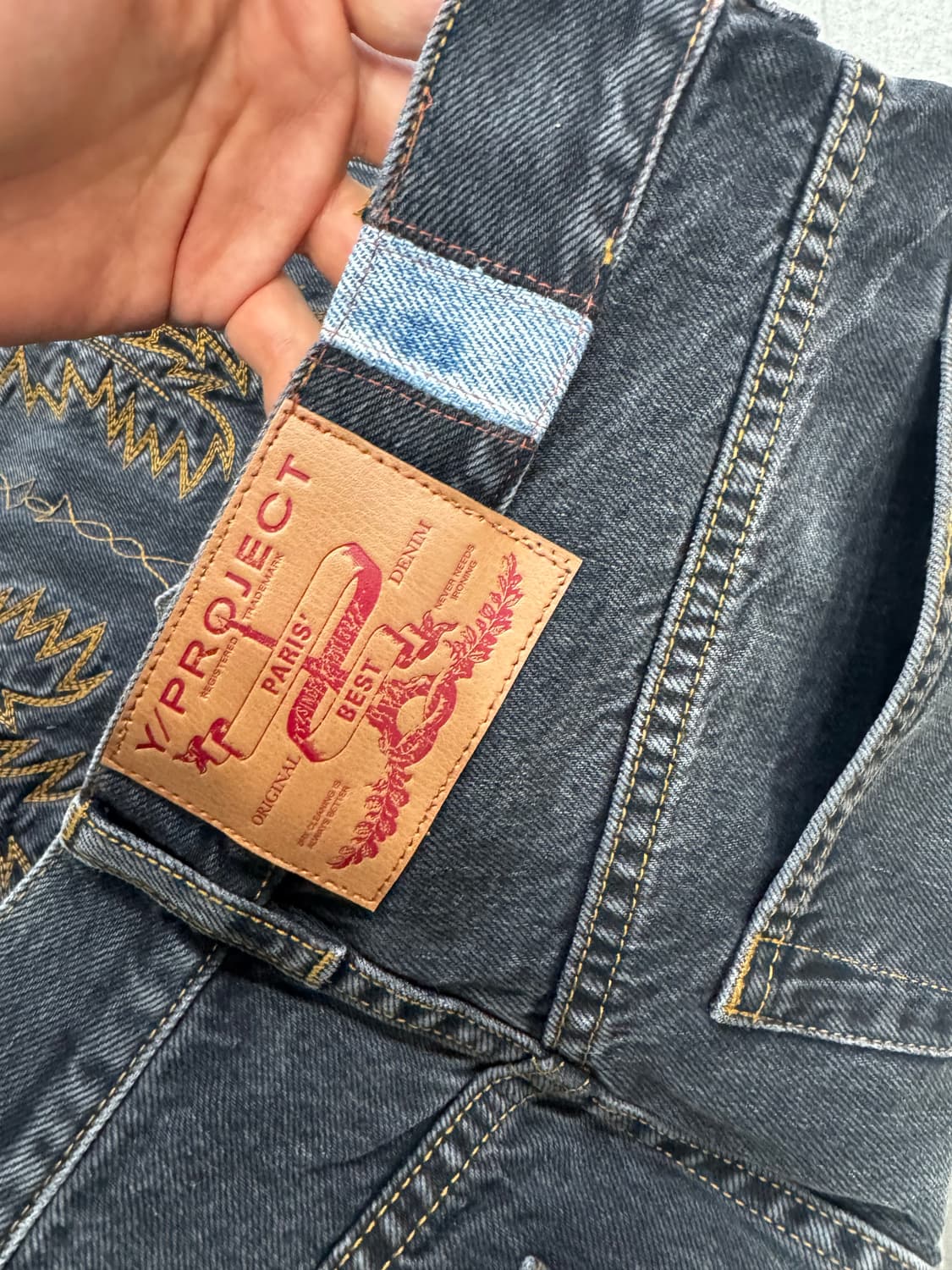 와이프로젝트 블랙 카우보이 커프 진 31 상품이미지2