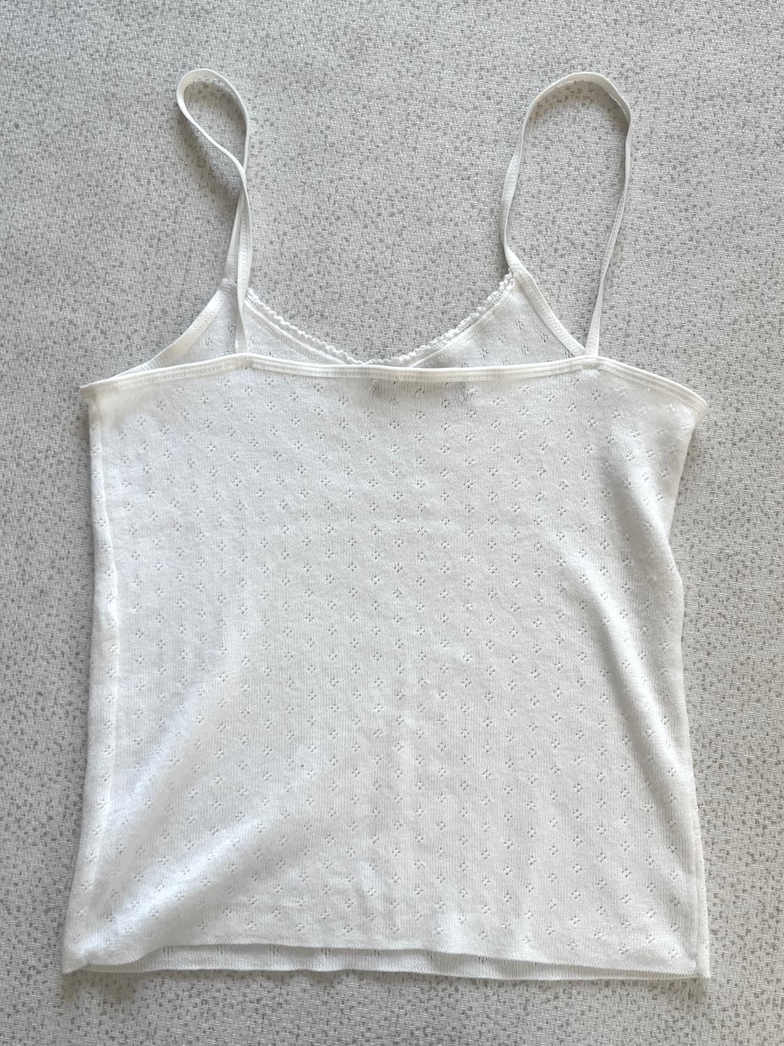 브랜디멜빌 펀칭 레이스 화이트 슬리브리스 상품이미지2