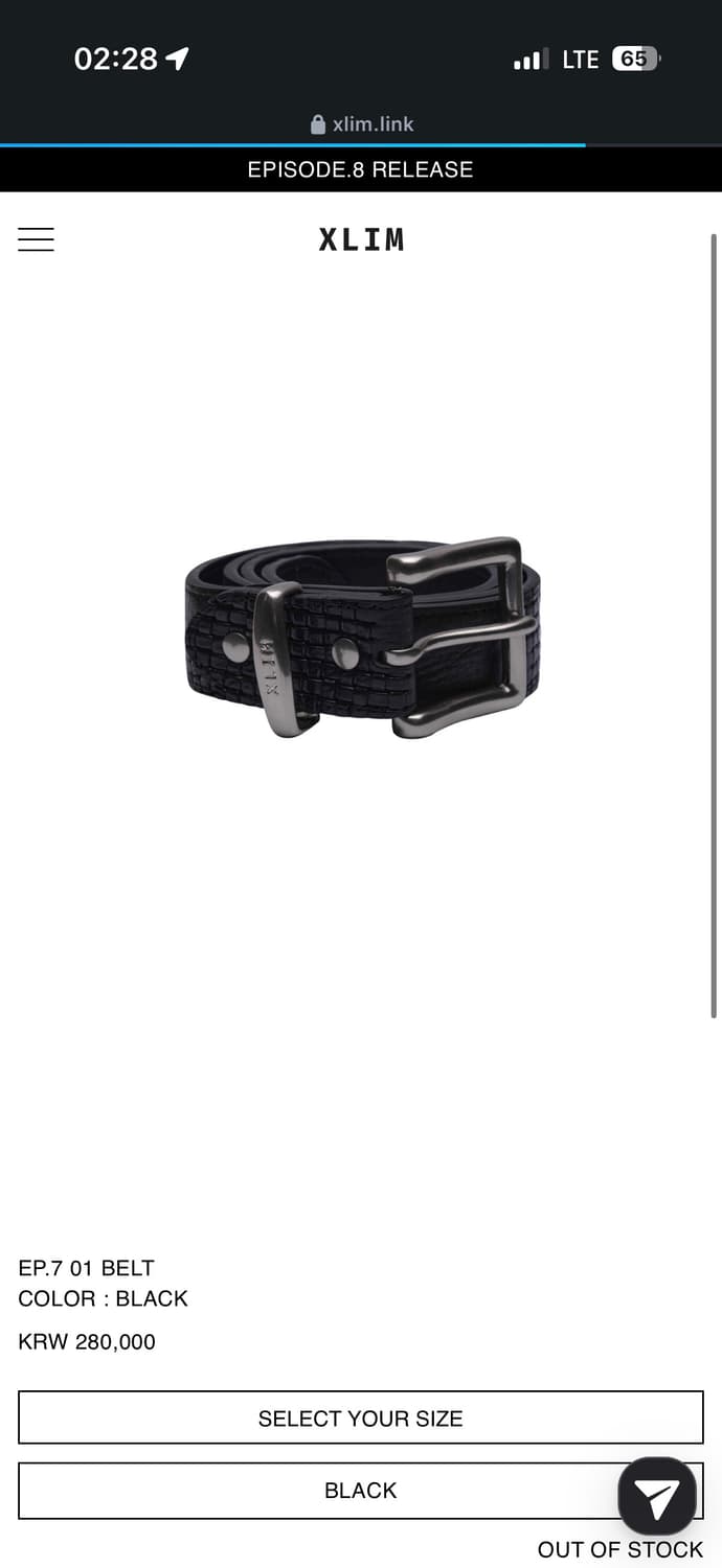 엑슬림EP.7 01 BELT 상품이미지1
