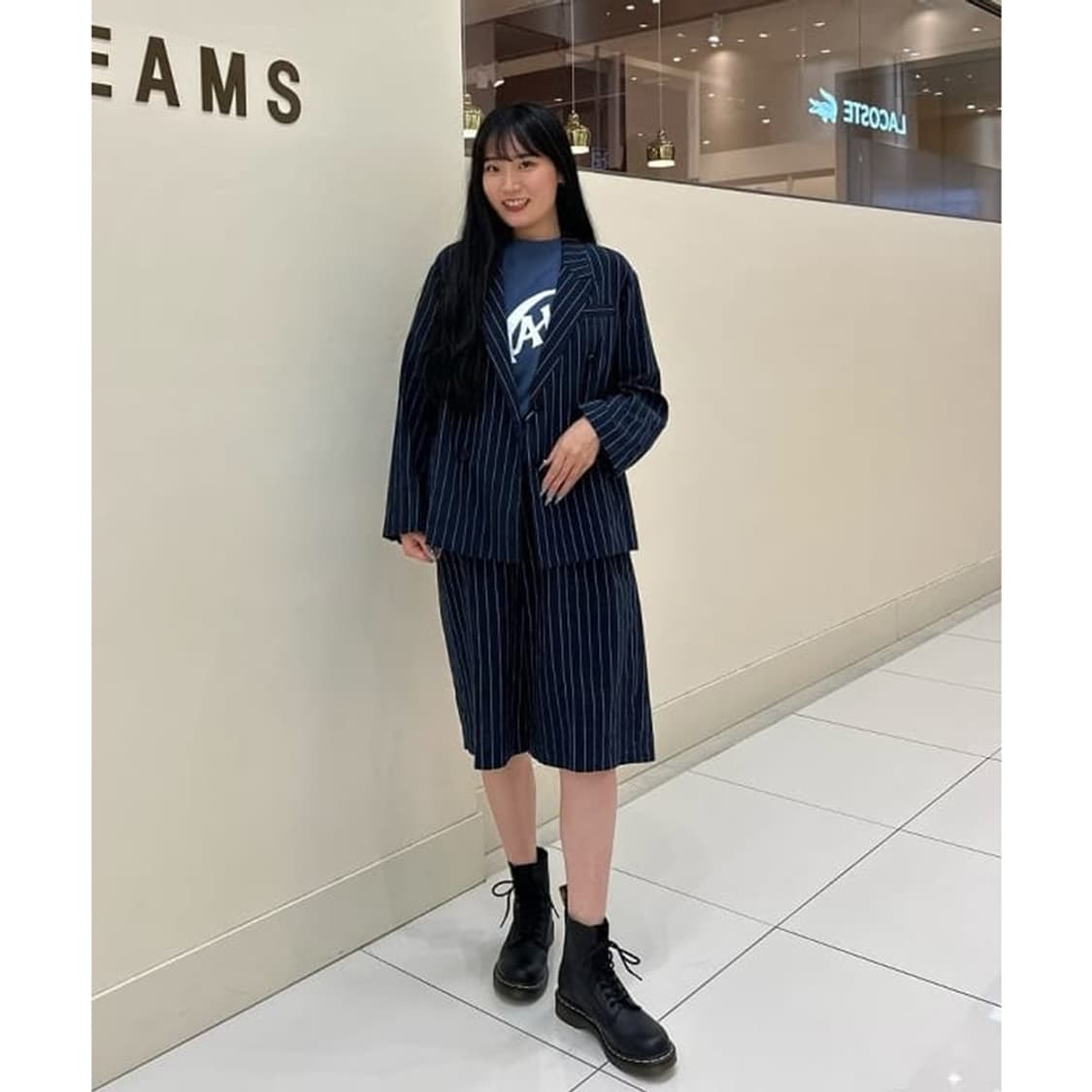 빔즈보이 BEAMS BOY Pinstripe Shorts 상품이미지6