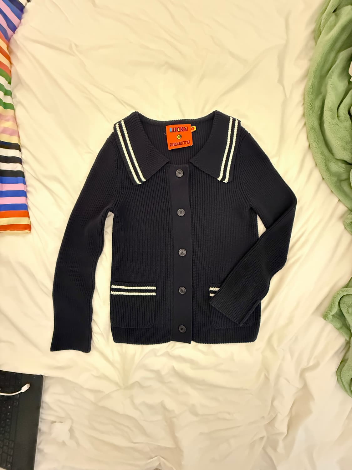 럭키슈에뜨 세일러 가디건 상품이미지1