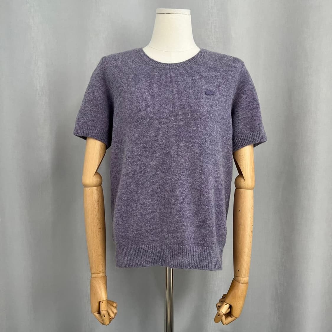 라코스테 니트 반팔 티셔츠/알파카/#3607 상품이미지4