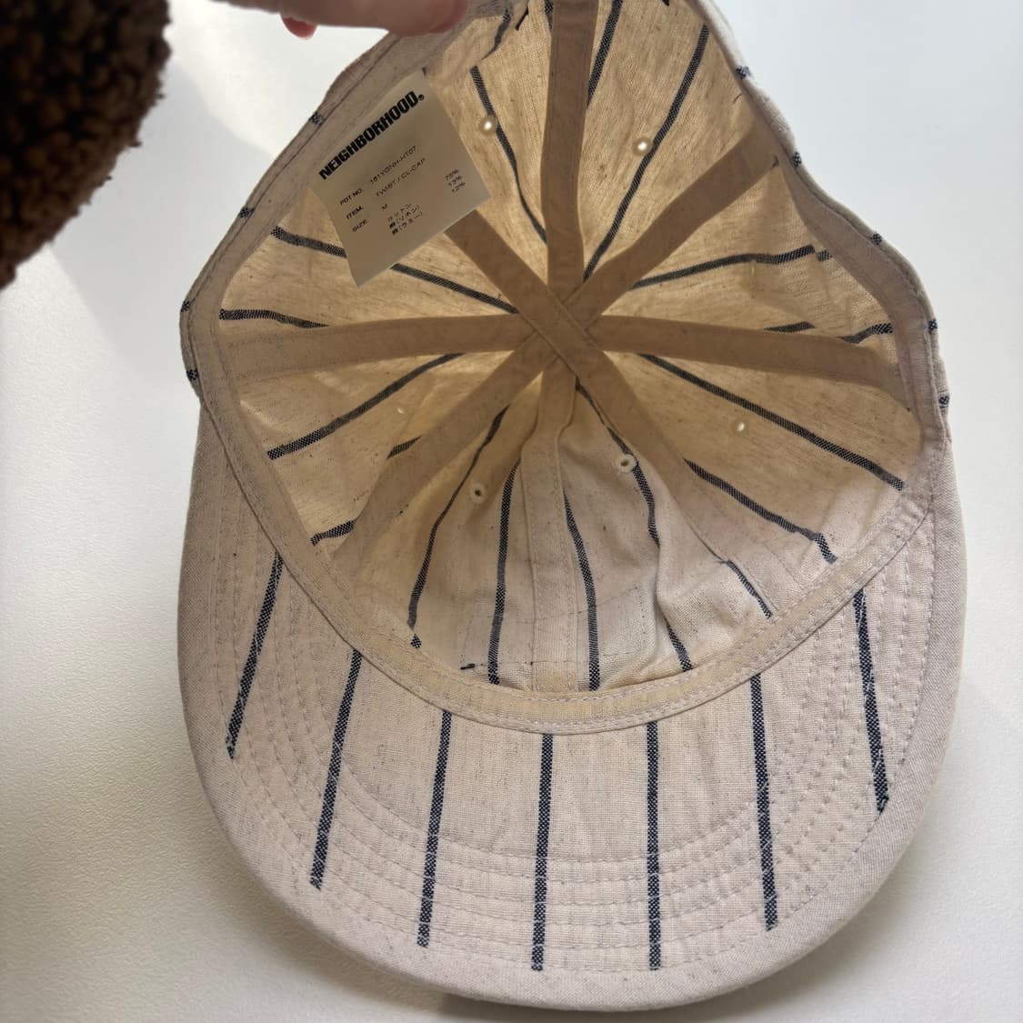 네이버후드(Neighborhood) 스트라이프 메카닉 캡 상품이미지5