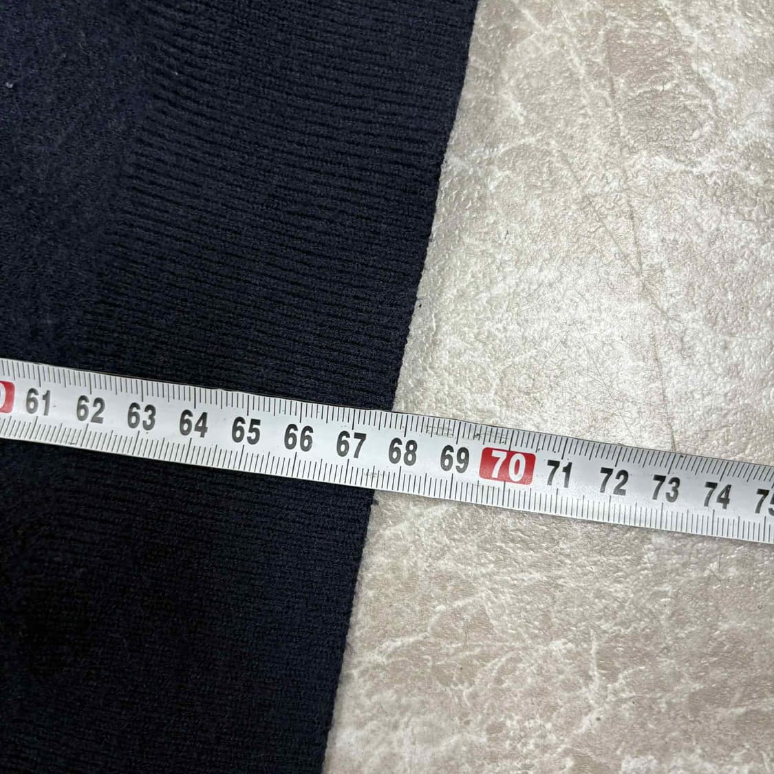 위캔더스 아치로고 네이비 크루넥 니트(L) 상품이미지6