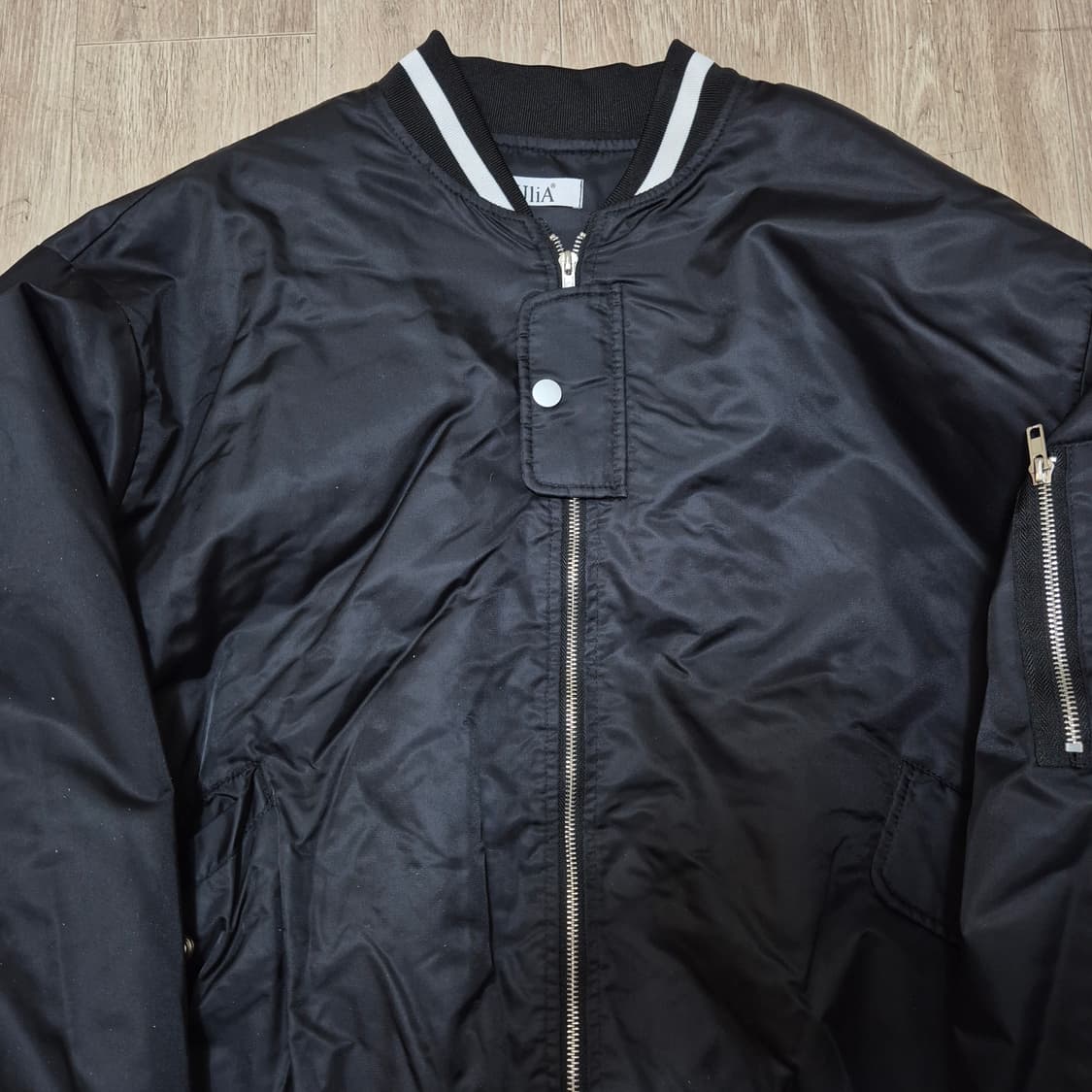 ULIA 유리아 사이드포켓 MA-1 항공점퍼 봄버자켓 XL(105) 상품이미지2