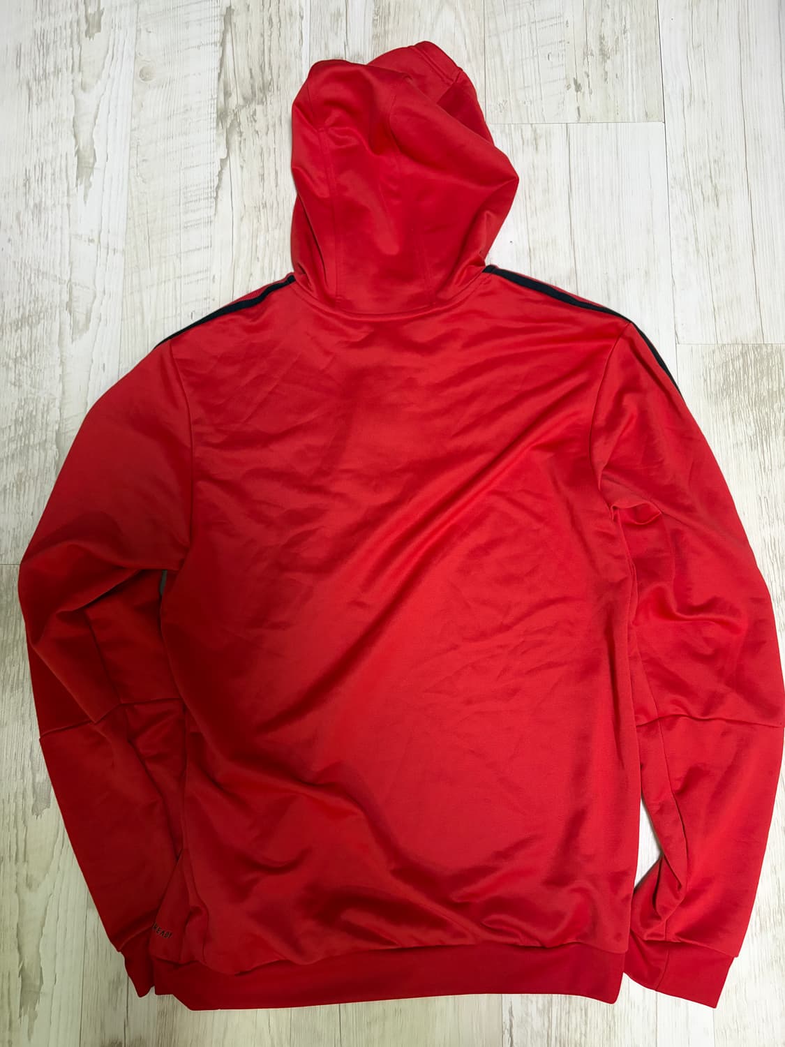 [US M] 아디다스 맨체스터 유나이티드 하프 후드 집 상품이미지6