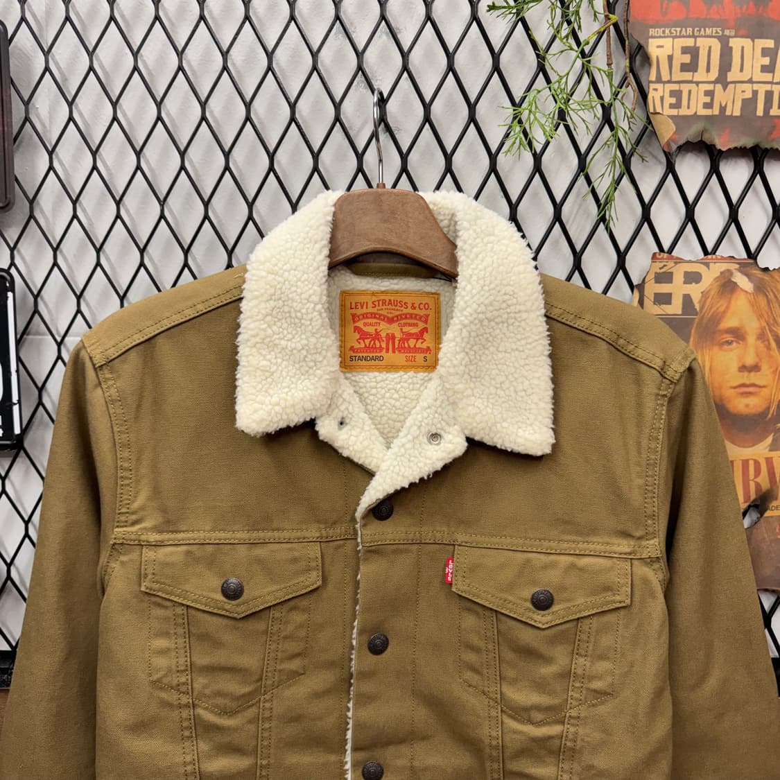 리바이스 타입 3 쉐르파 트러커 자켓 베이지 S 상품이미지3