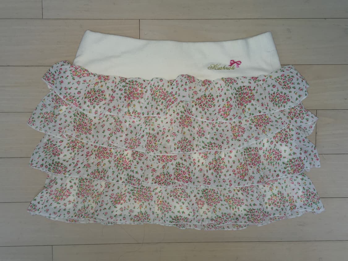 Hushush_빈티지 히메갸루 플라워 캉캉 스커트 상품이미지1