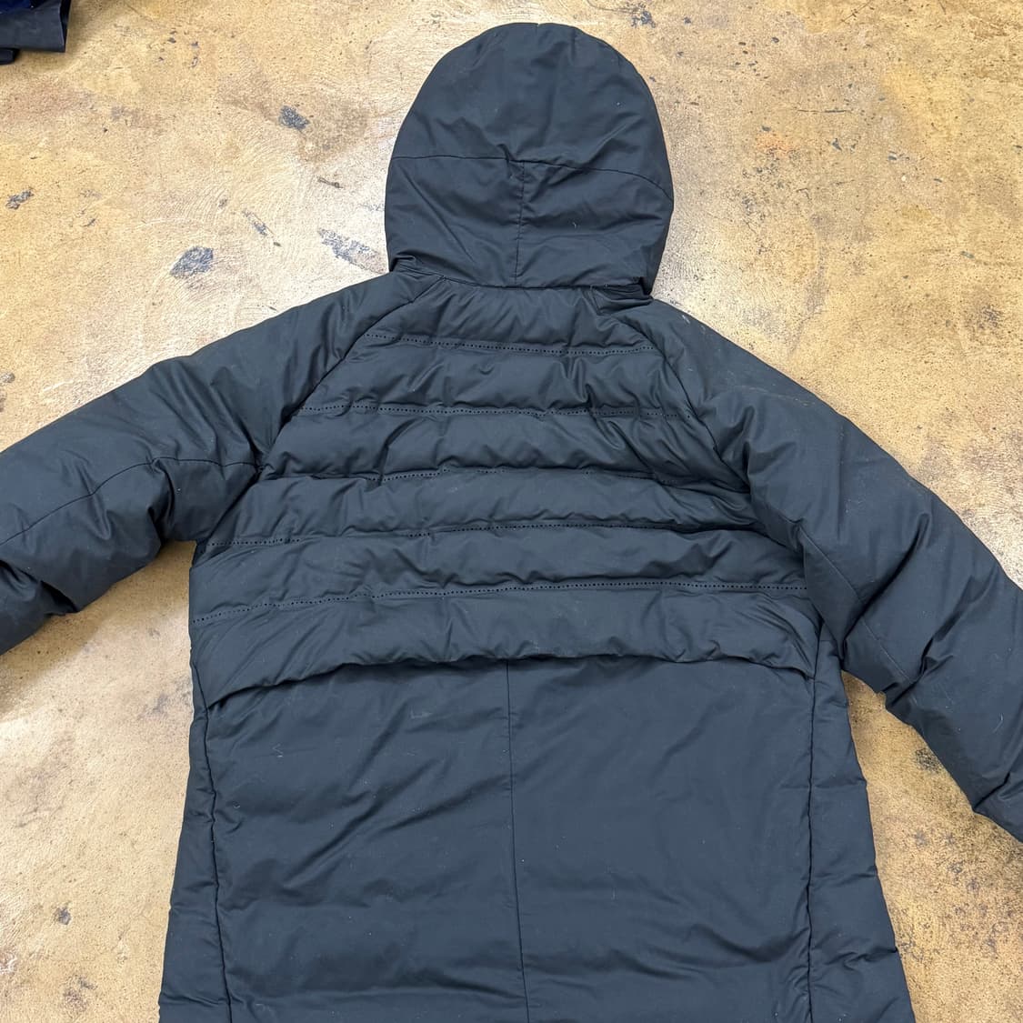 [정품/L] 나이키 에어조던 블랙 후드 패딩 점퍼 b15 상품이미지4