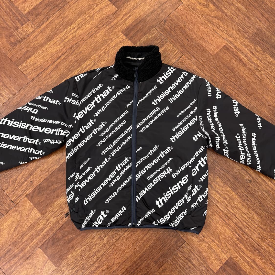L 디스이즈네버댓 디네댓 리버시블 플리스 집업 자켓  상품이미지6