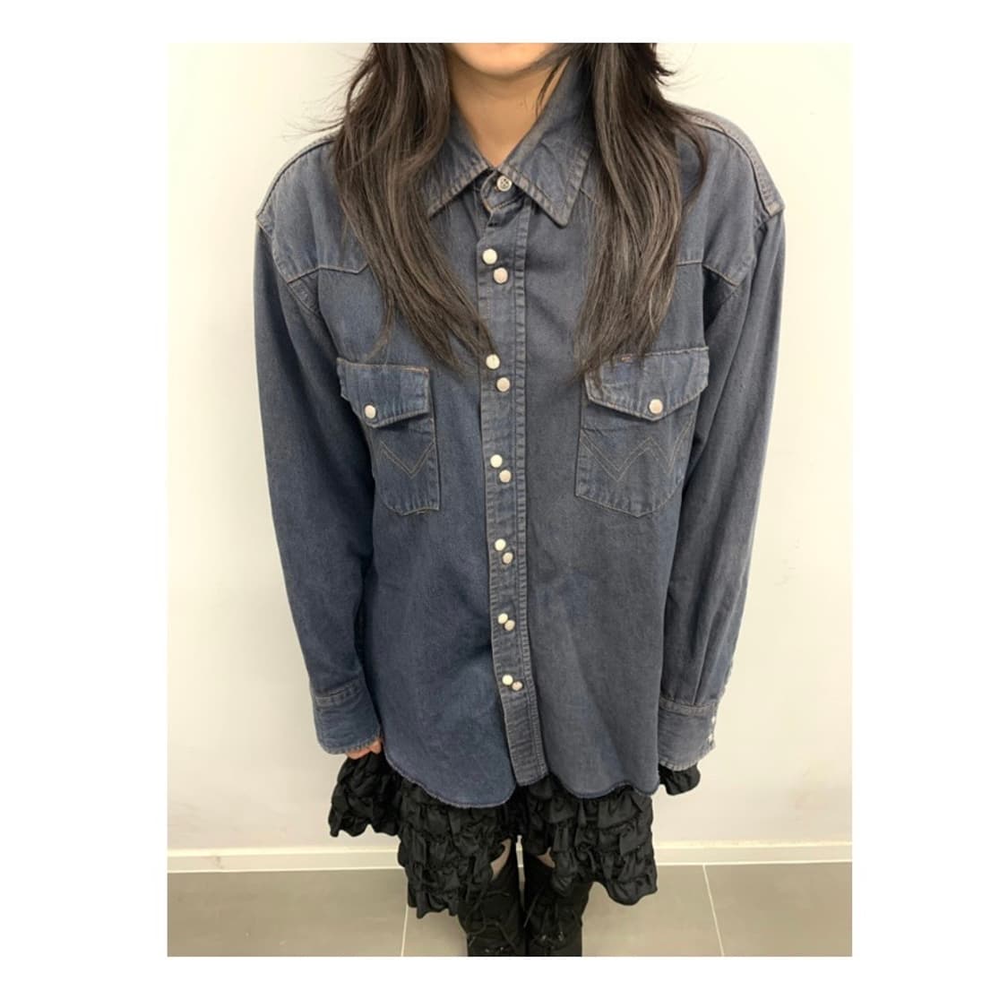 세븐바이세븐 웨스턴 데님 셔츠 상품이미지1