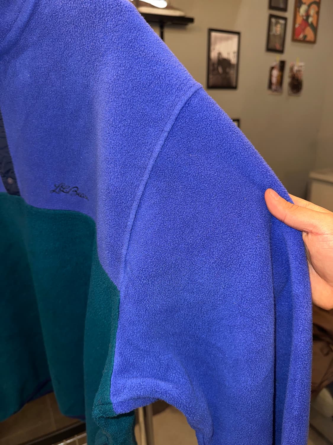 90’s LL Bean 4-button color  fleecewear 상품이미지6