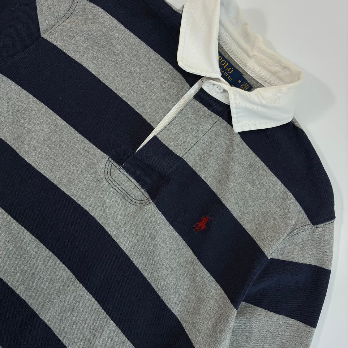 Polo 폴로 랄프로렌 신형 배색 아이코닉 럭비티 상품이미지3