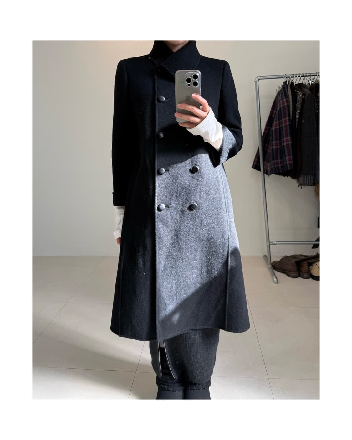 빈티지 울 코트 상품이미지1