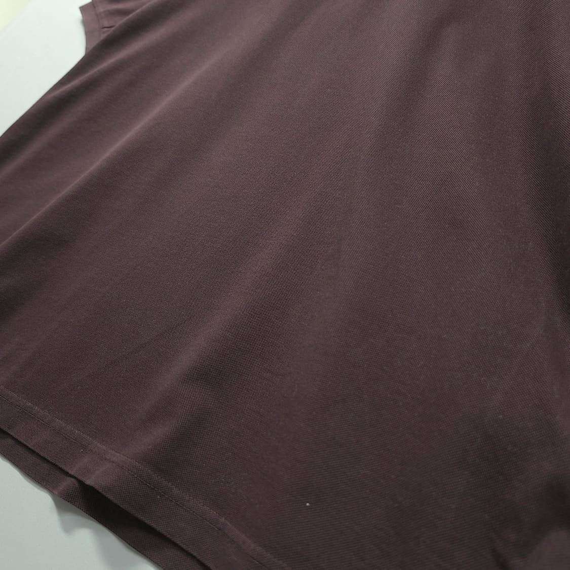 [120/2XL] 헤지스 브라운 퍼피자수 피케 반팔 카라티셔츠 상품이미지5