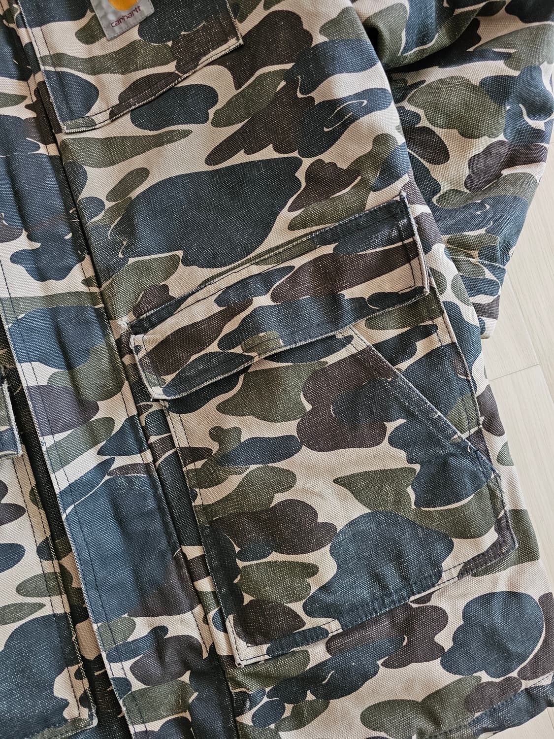 칼하트 시베리안 파카 카모 패딩 자켓 XS 상품이미지4