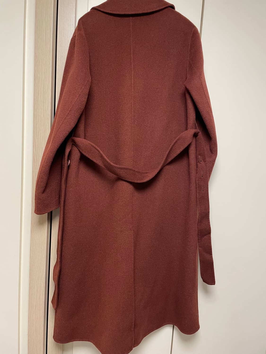 잇미샤 브릭컬러 카멜울블랜딩 롱코트 상품이미지2