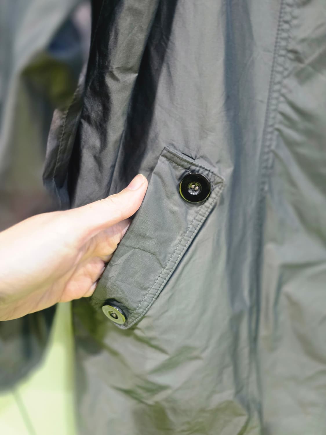 회색 하프 코트 일본 빈티지 상품이미지2