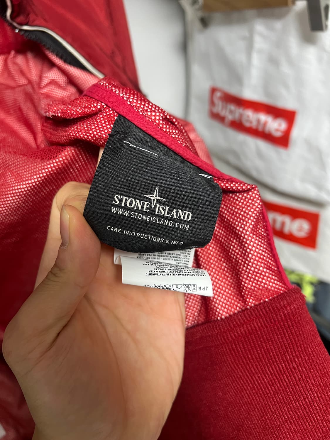 스톤아일랜드 나일론 메탈 자켓 95 m~L 상품이미지8