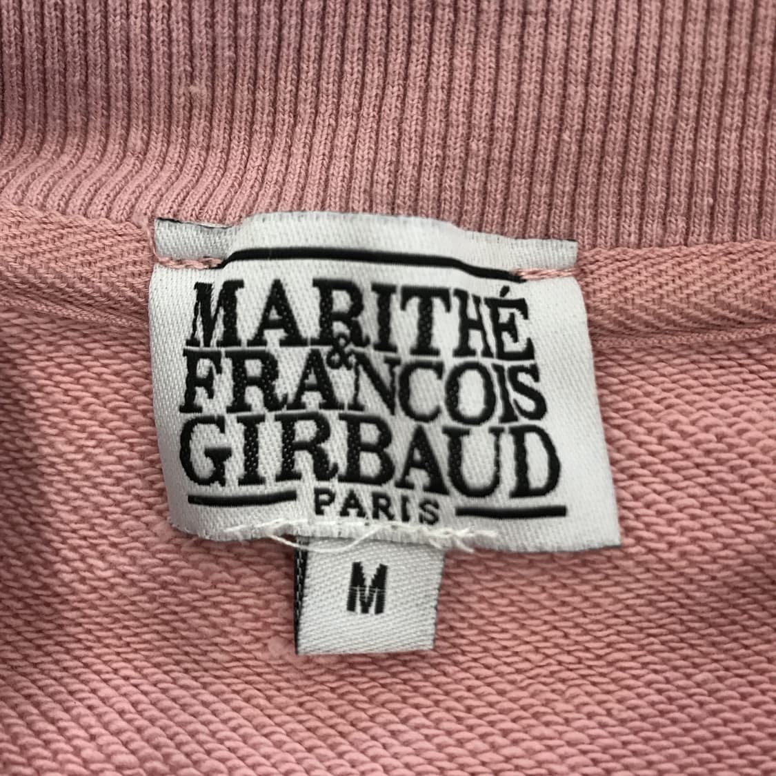 마리떼프랑소와저버 핑크 크롭 맨투맨 [여성M] 상품이미지4