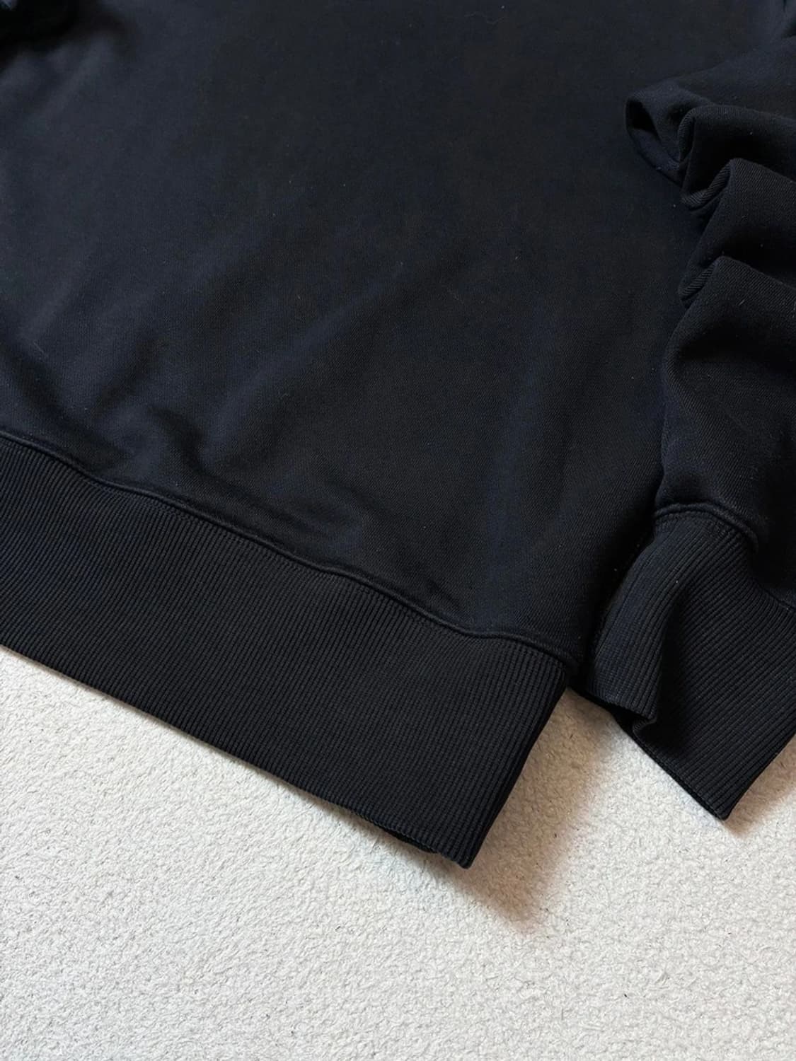 쿠어 COOR 헤비코튼 커팅 디테일 맨투맨 PN7757 상품이미지3