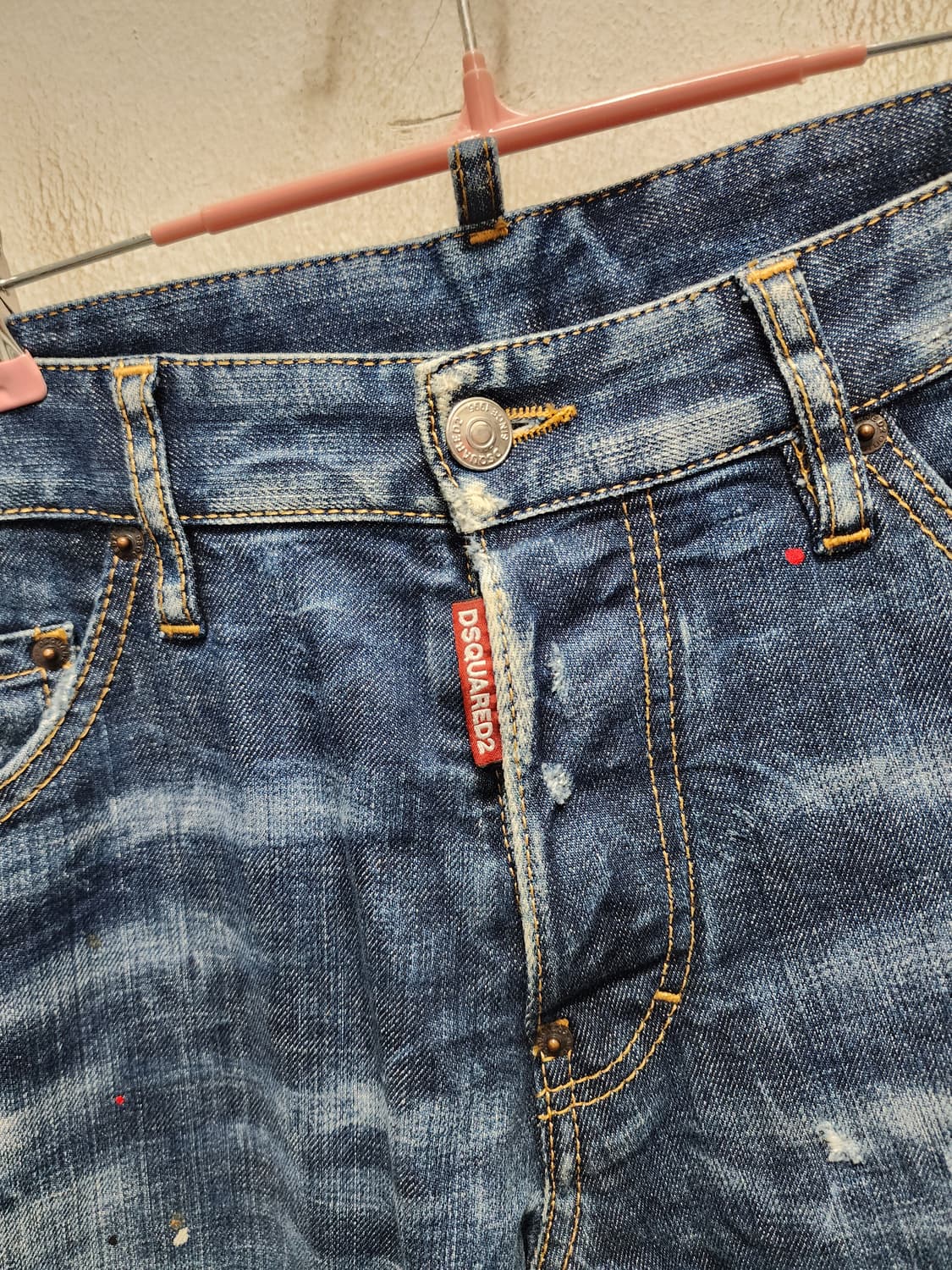 디스퀘어드2 원단덧댐 패치워크 청바지 상품이미지5