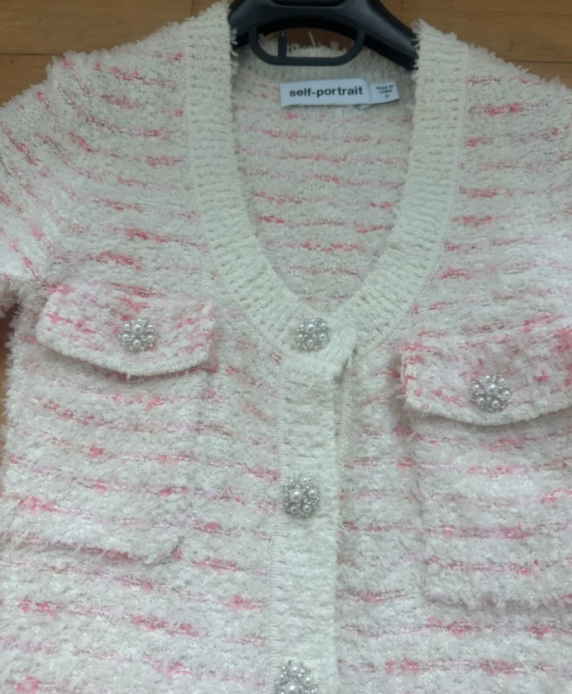 셀프포트레이트 트위드 반팔원피스 상품이미지6