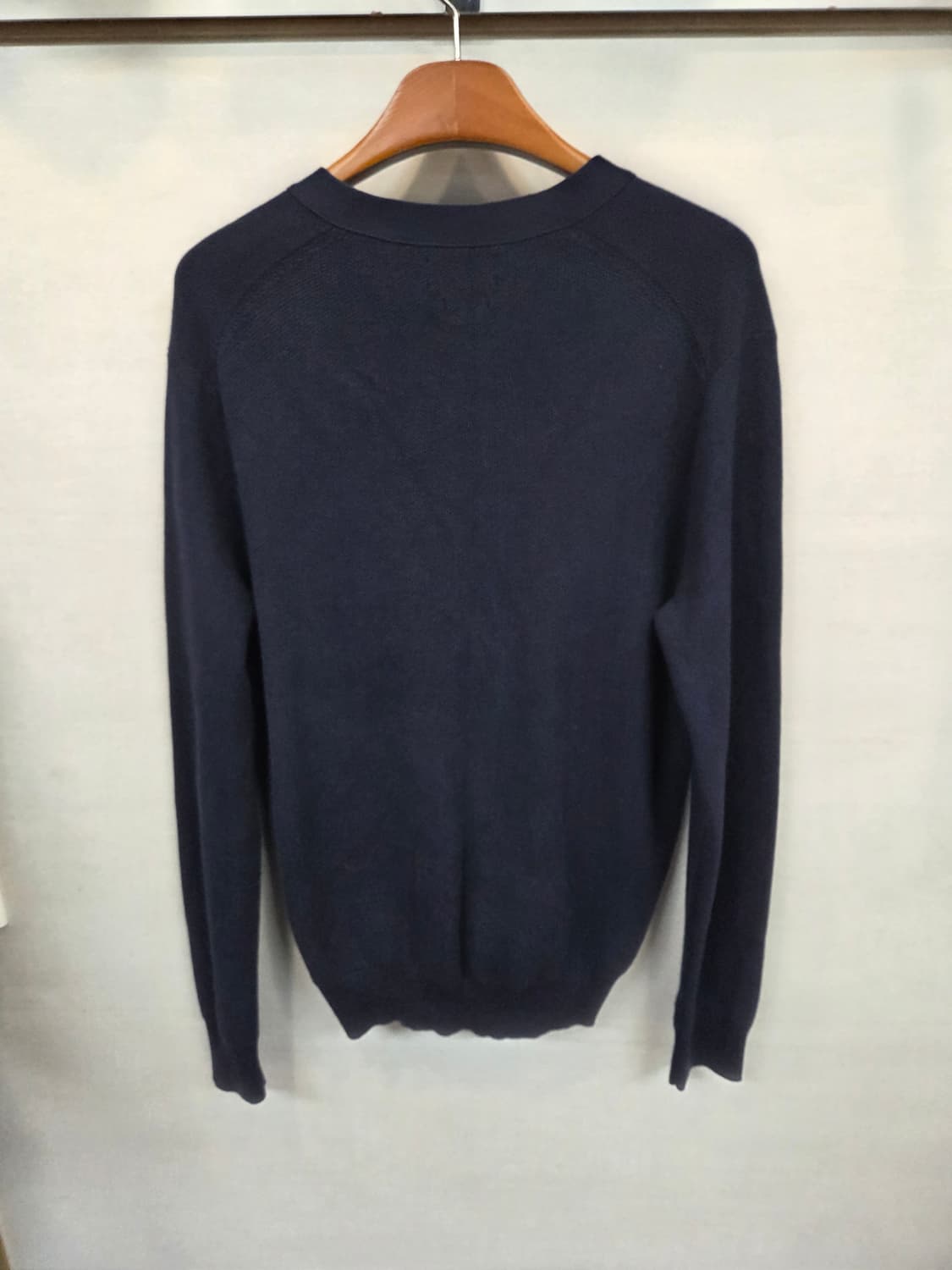 폴로랄프로렌 피마코튼 와플 가디건 m 다크네이비  상품이미지2