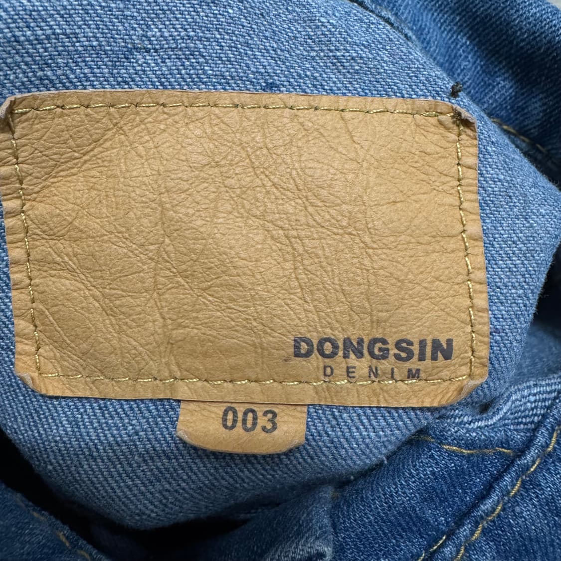 빈티지 워싱 데님 자켓 상품이미지5