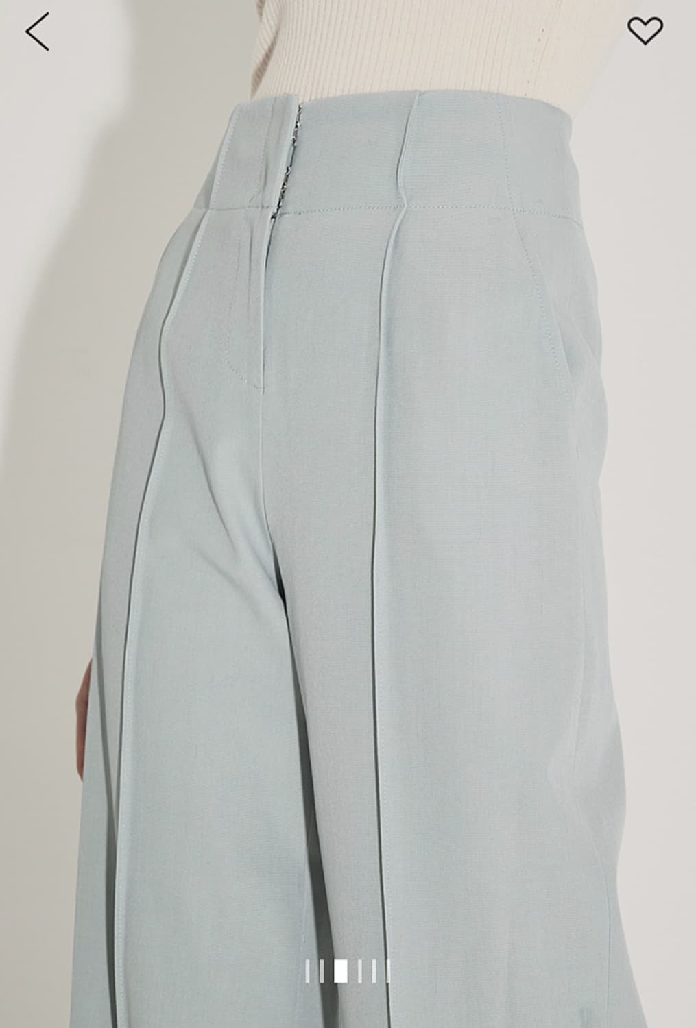 (1회 착용)랑방컬렉션 테이퍼드 팬츠 55사이즈 상품이미지4