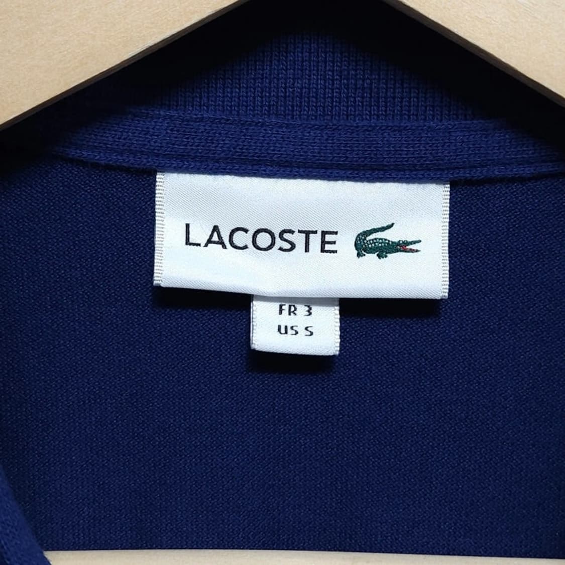 95 LACOSTE 라코스테 블루 반팔 카라티 여름 상품이미지3