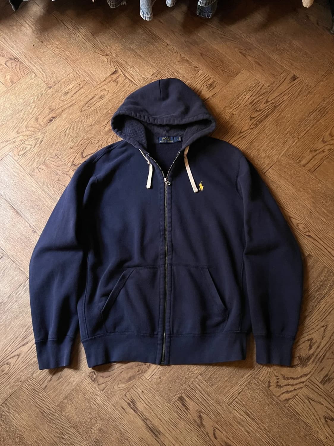 [L]폴로 랄프로렌 네이비 써멀 후드 집업 상품이미지1