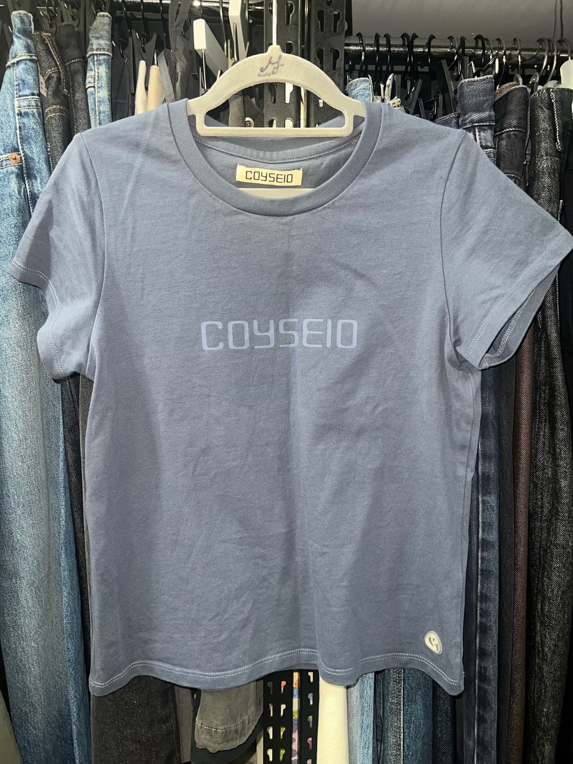 코이세이오 LOGO T-SHIRT NAVY 상품이미지2