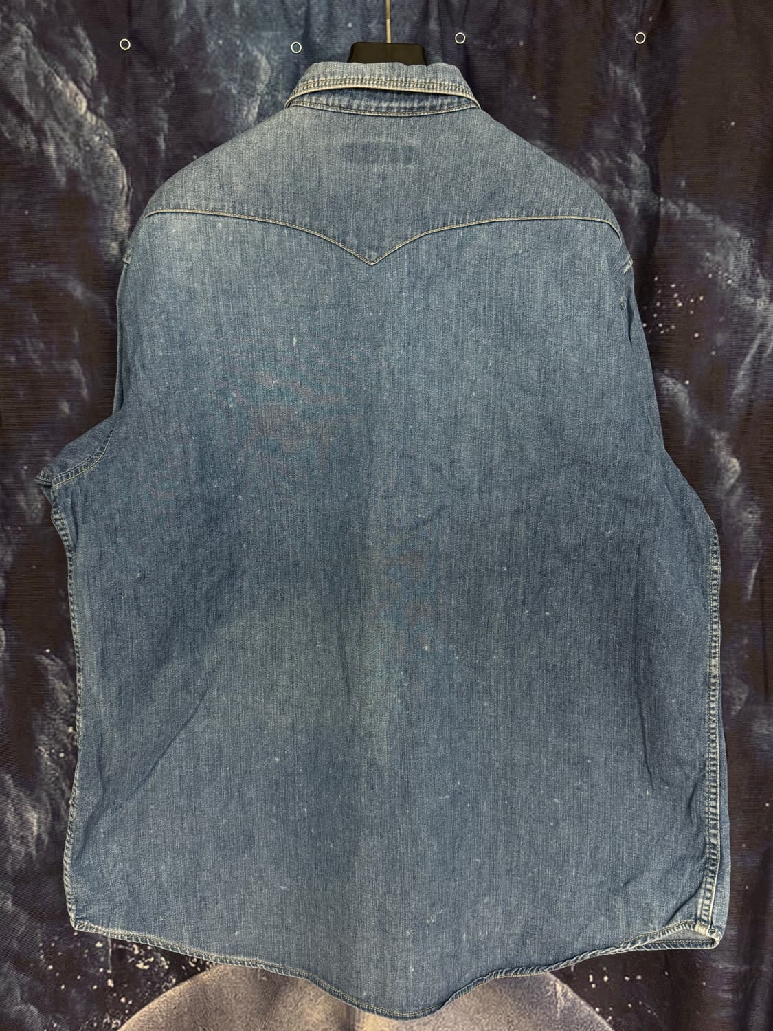 80s lee 리 웨스턴 데님셔츠 L 상품이미지2