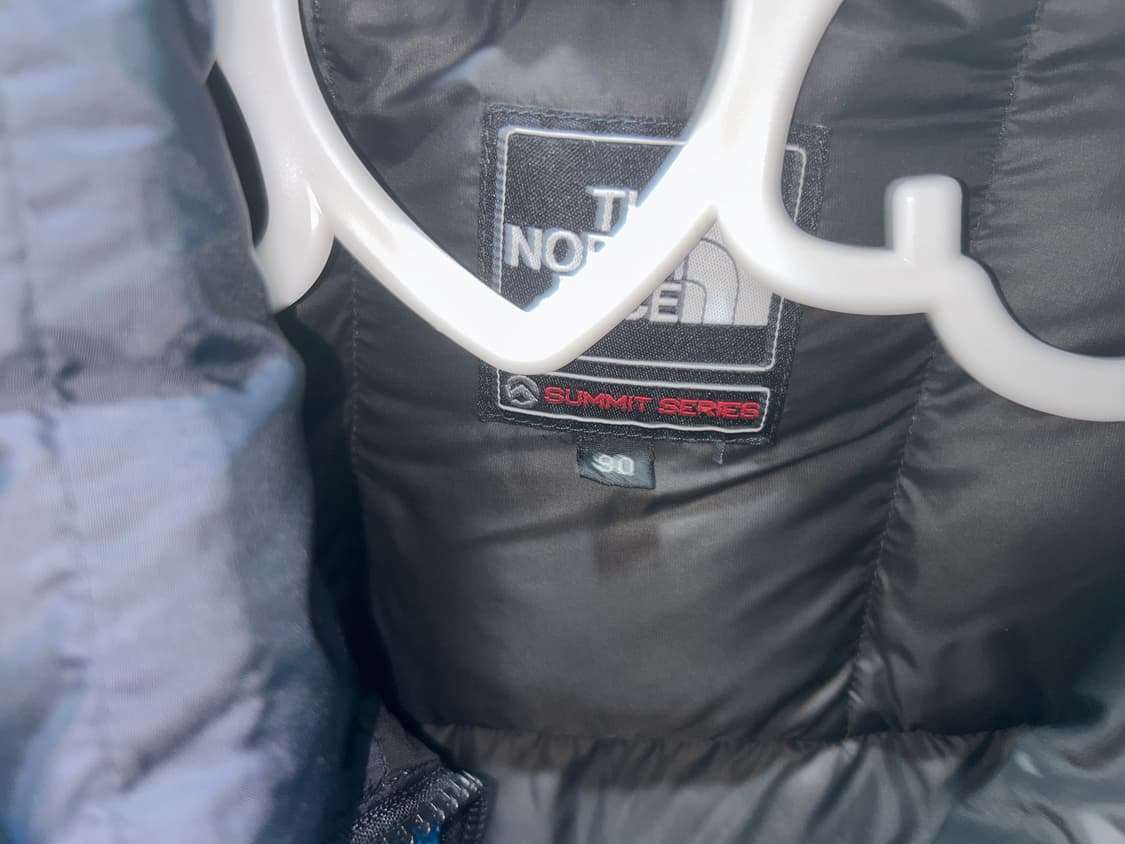 노스페이스 로체 800 구스다운 패딩 스카이블루 상품이미지3